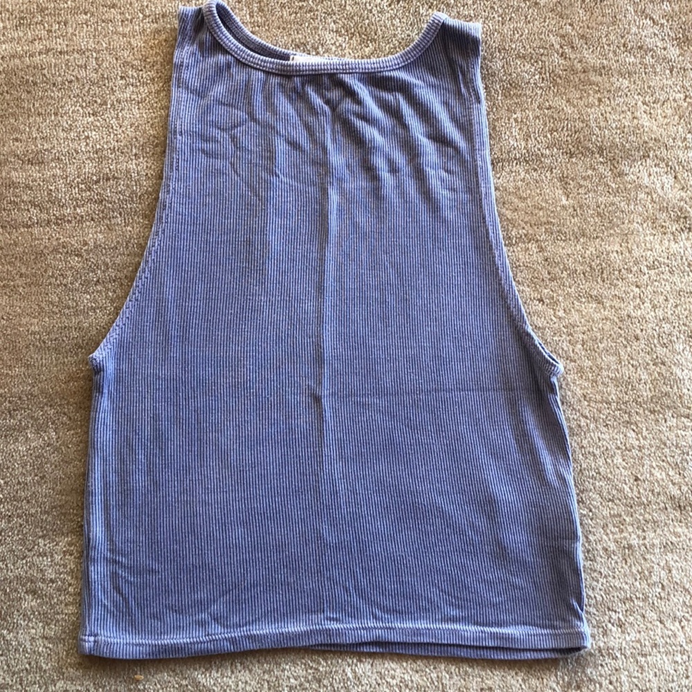 Ribbed crop top